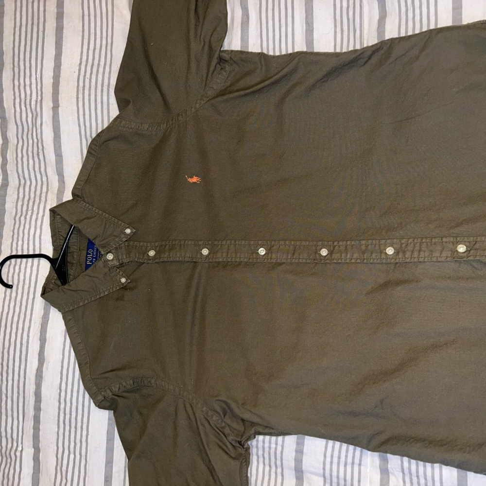 Ralph Lauren Olive Green Polo Shirt